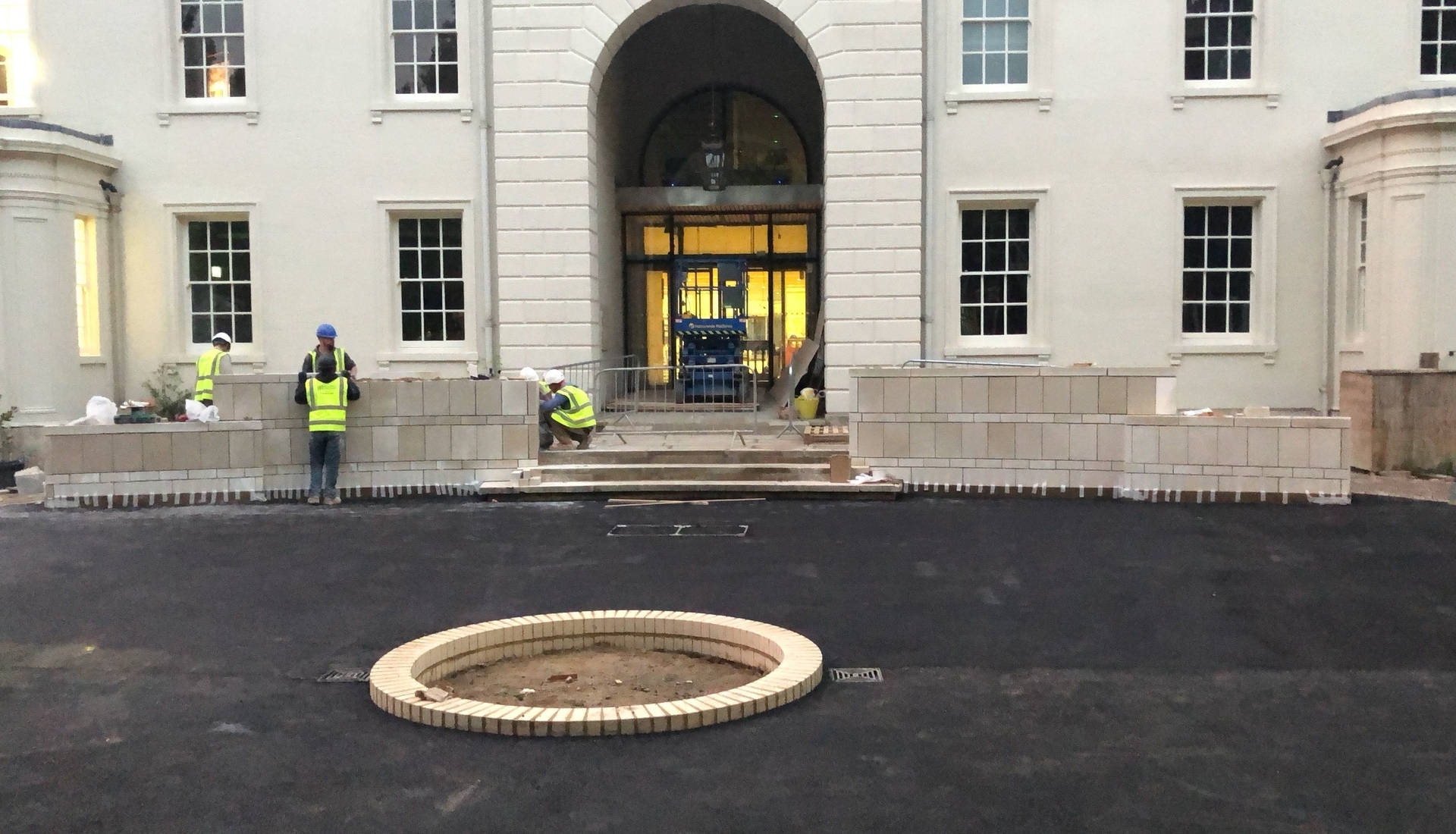 Historical Building Restoration of The Old Naval College for Willmott Dixon by Malling Masonry Stonework & Restoration Specialists based in Kent